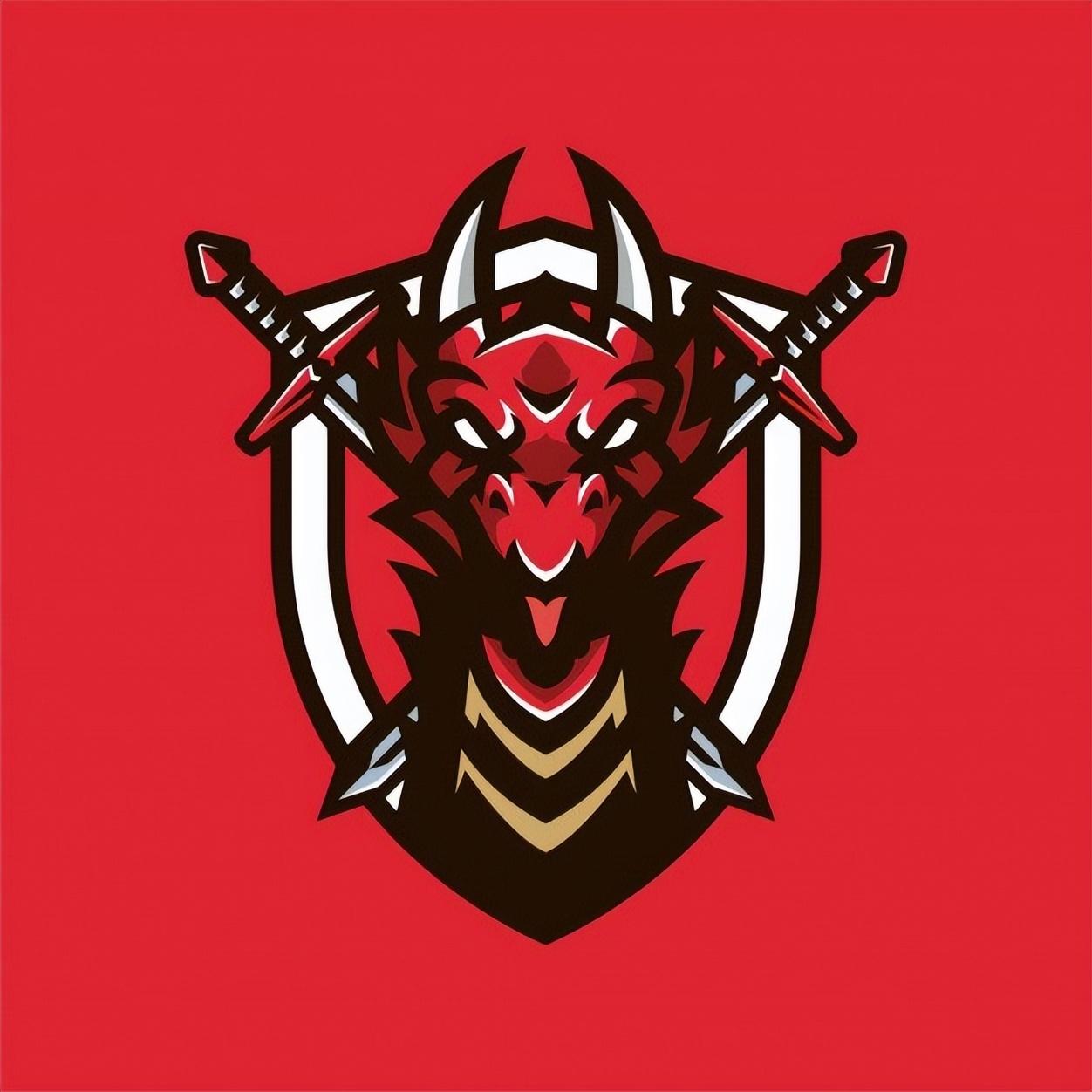 龙元素的logo设计,恐龙logo设计图