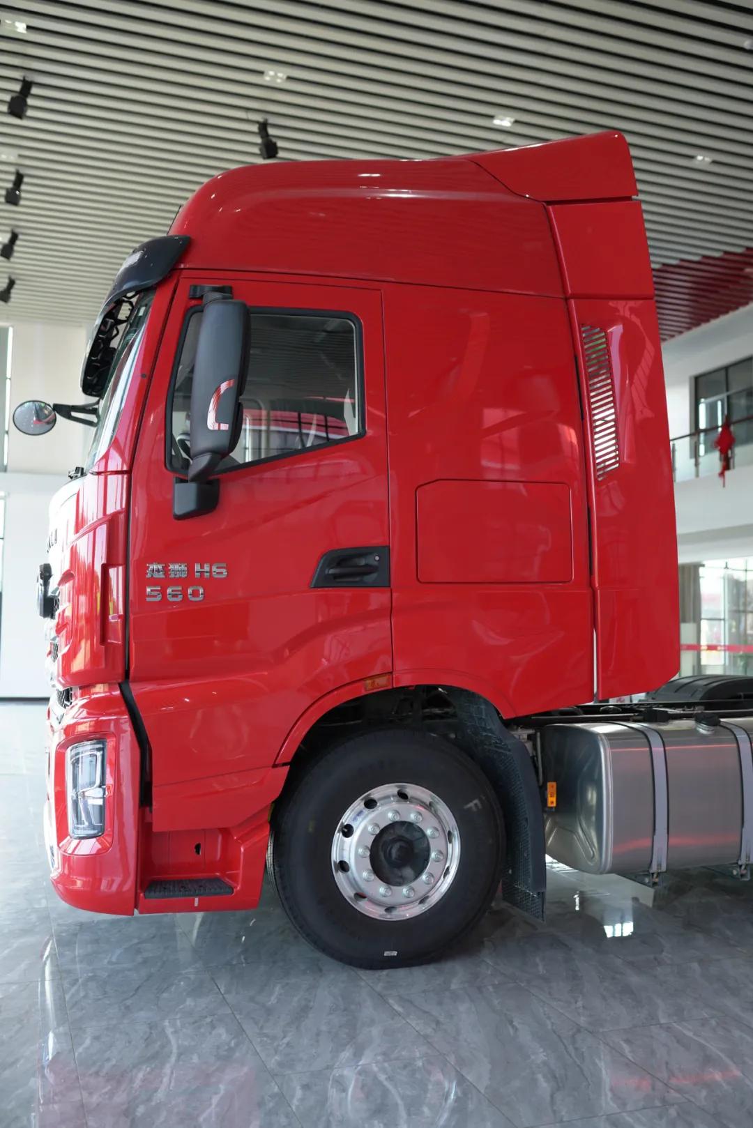 上汽红岩杰狮h6牵引车试驾报告,上汽红岩杰狮h6欧标版