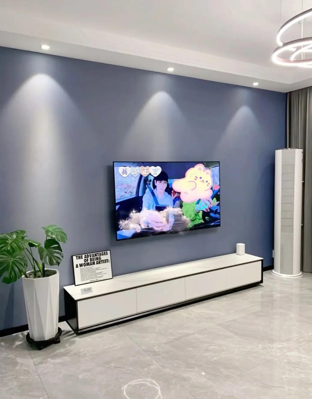 30款悬空背景墙,简约隐形门背景墙