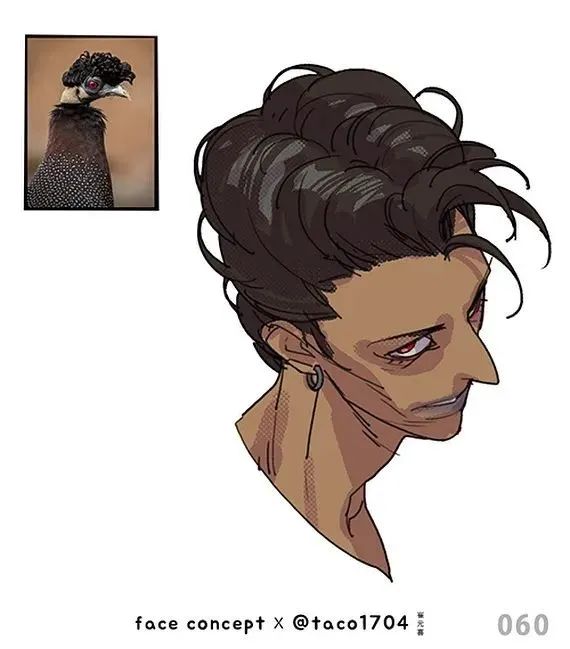 这组拟人头像作品脑洞太大了！就是那位硬核人体教程的画师