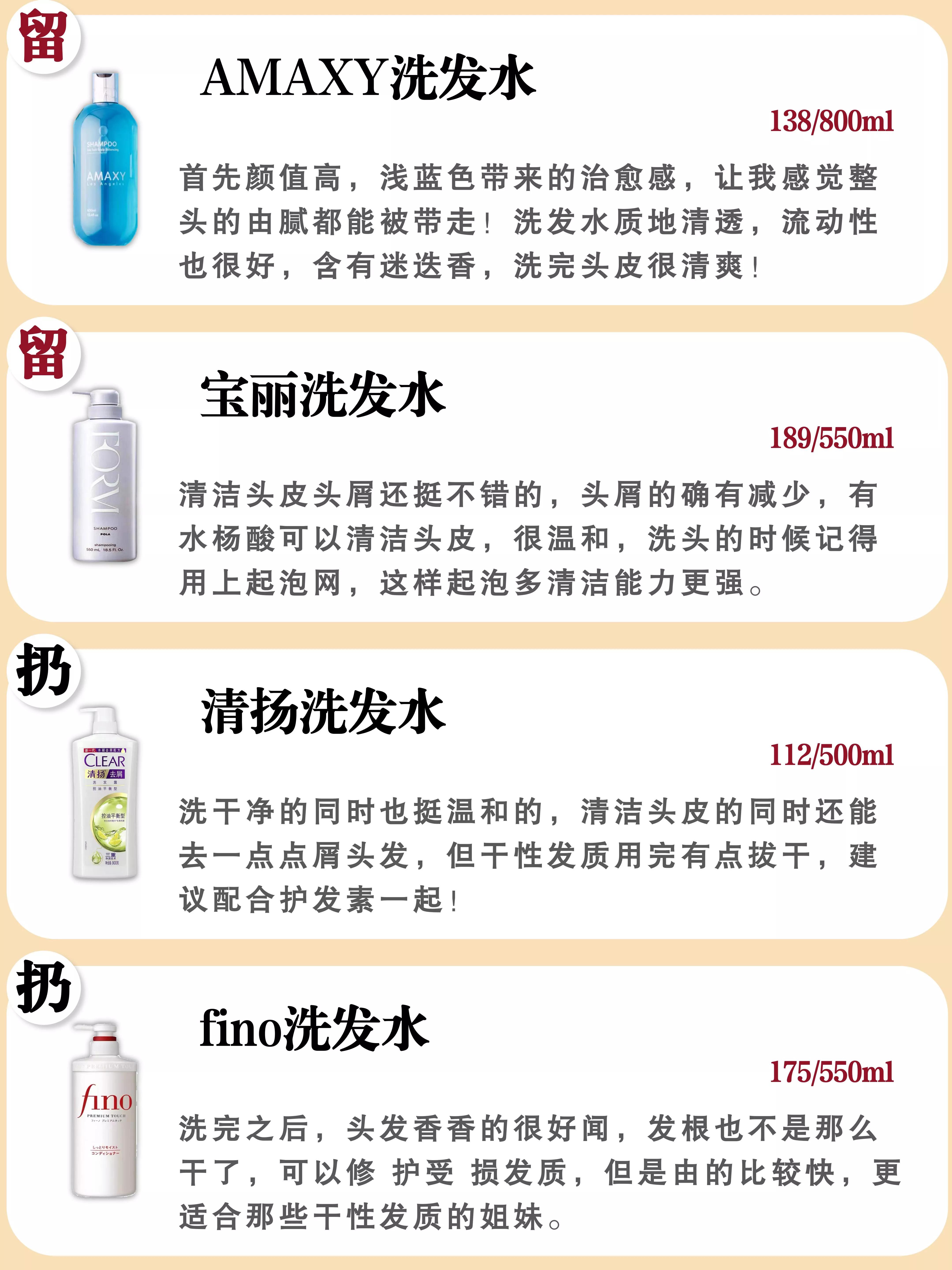 欧莱雅清扬海飞丝洗发水哪个好用,推荐一款真正好用的洗发水