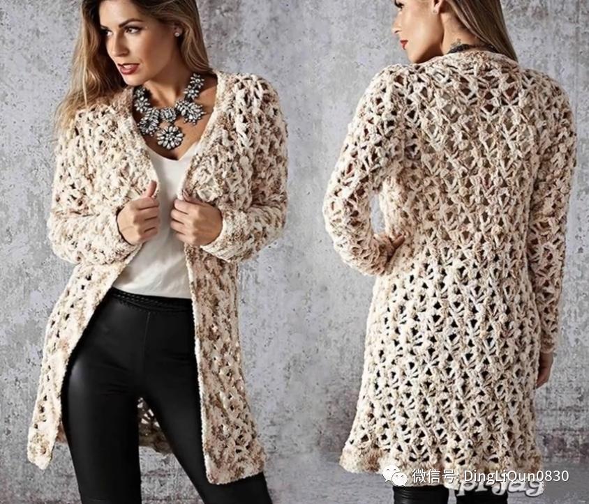 针织花型图案大全,十款好看的针织开衫秀出你的风格