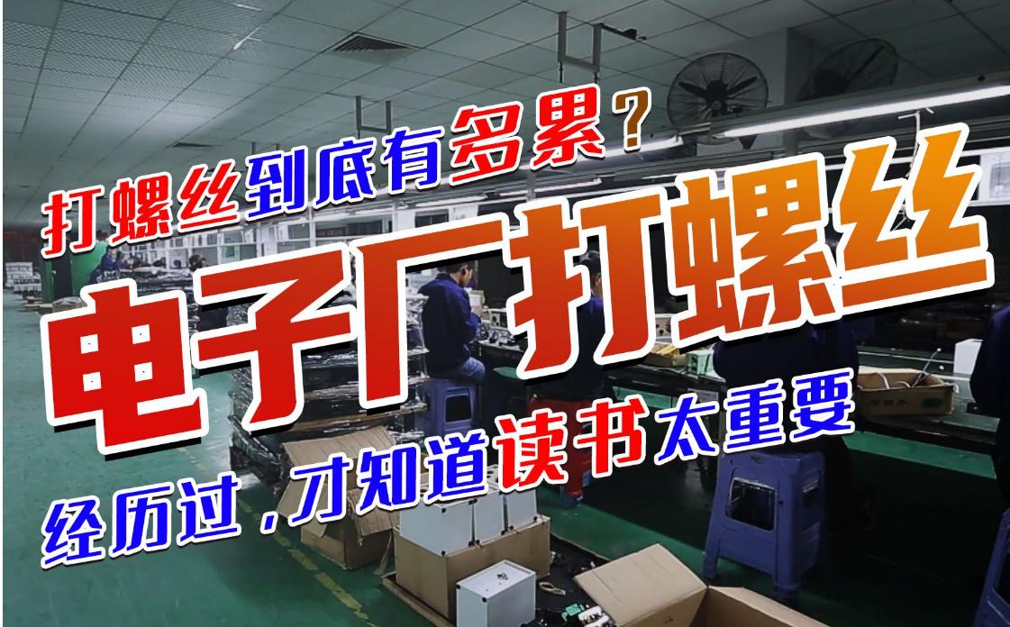 进厂打螺丝之后的感受和想法,关于进厂打螺丝那些事