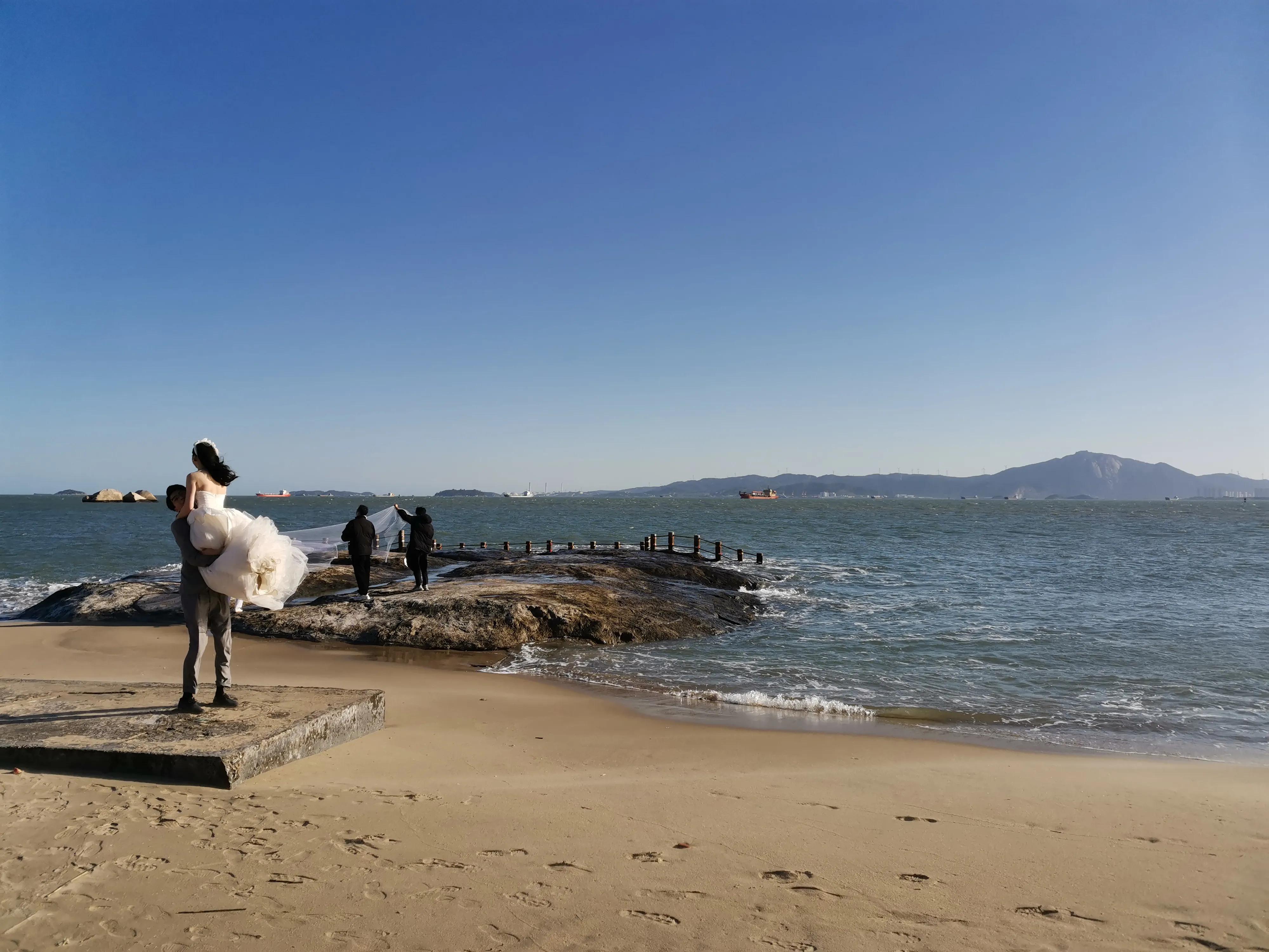 厦门的蓝天白云大海,厦门的海厦门的天空