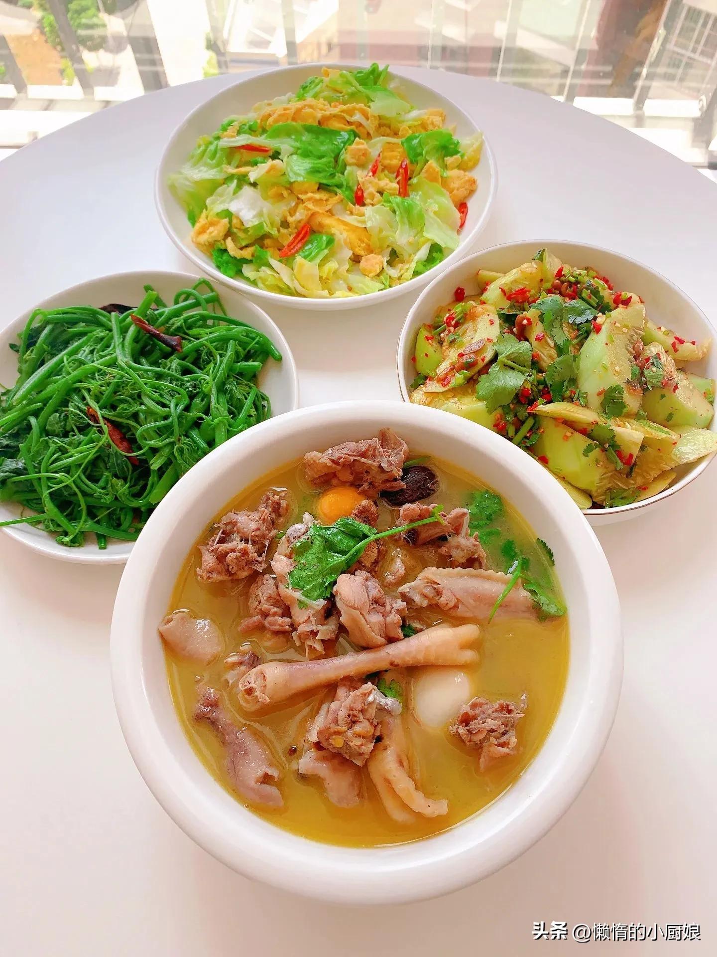 低卡素菜家常菜的做法,适合夏天吃的低卡家常菜