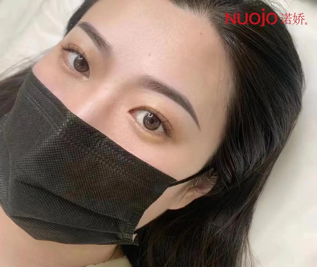 机器拉丝雾眉纹绣操作流程,纹绣仪器做雾眉视频教程