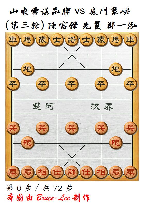 2022全国象棋男子甲级联赛第三轮4-6场现场棋谱