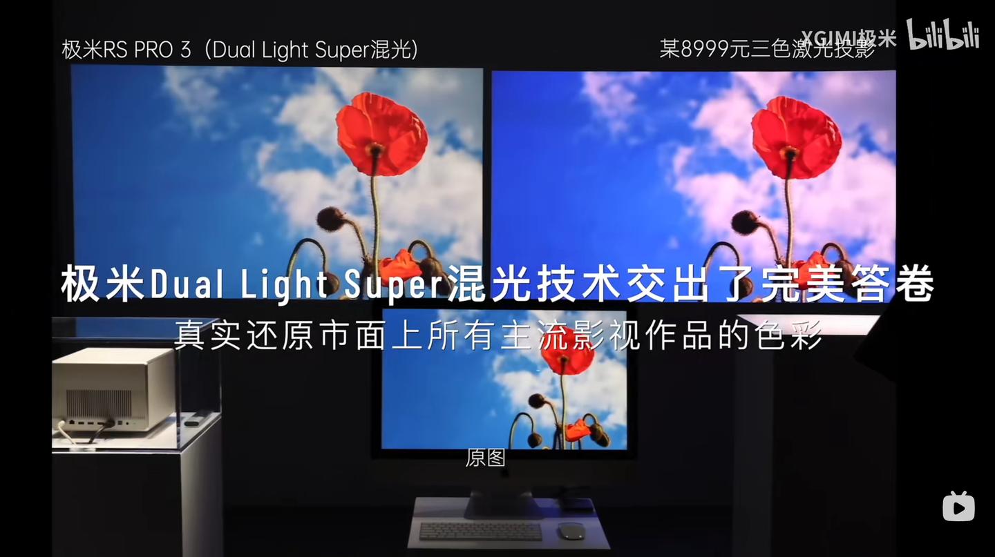 极米duallight超级混光技术,极米混光