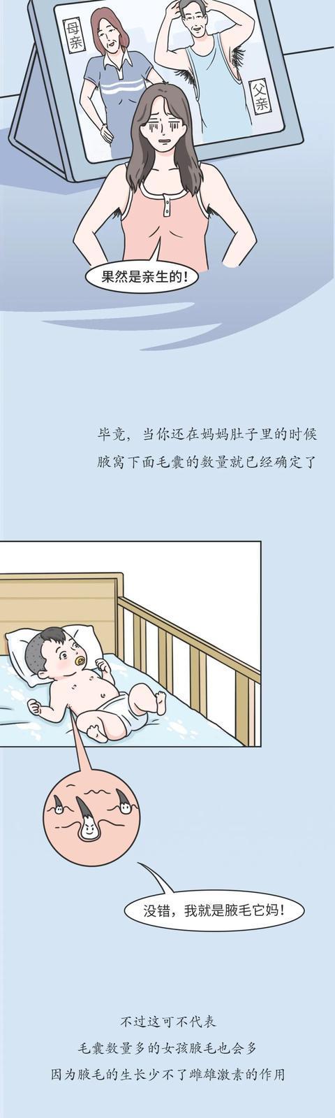 女孩子腋毛少是什么原因,女生腋毛很多是什么原因导致的