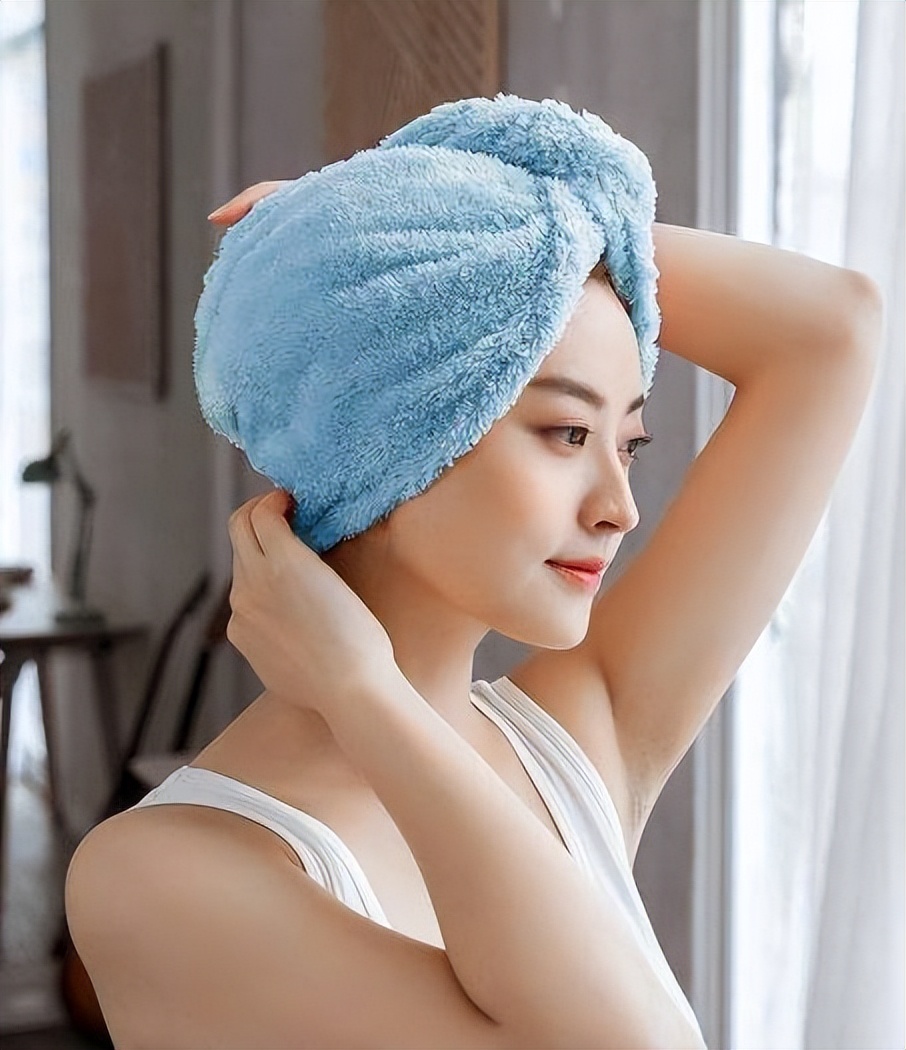 干发帽不伤发质,各种干发帽的戴法