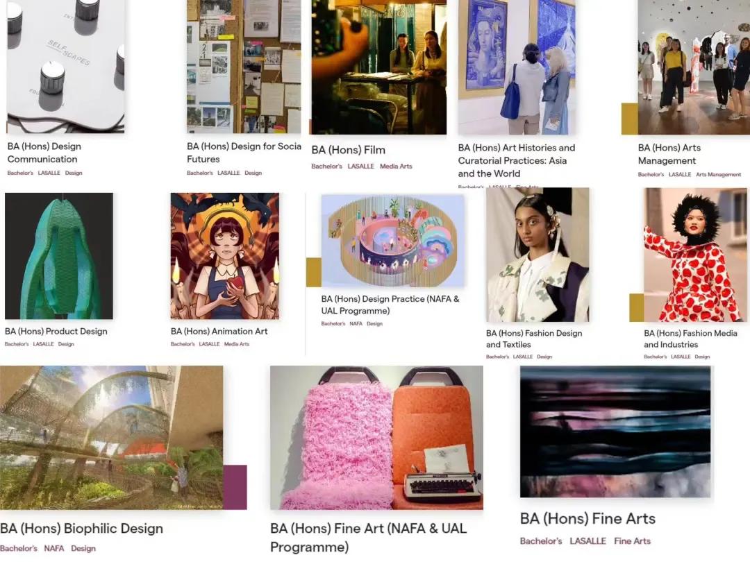 新加坡第一艺术大学,新加坡艺术学院大学排名