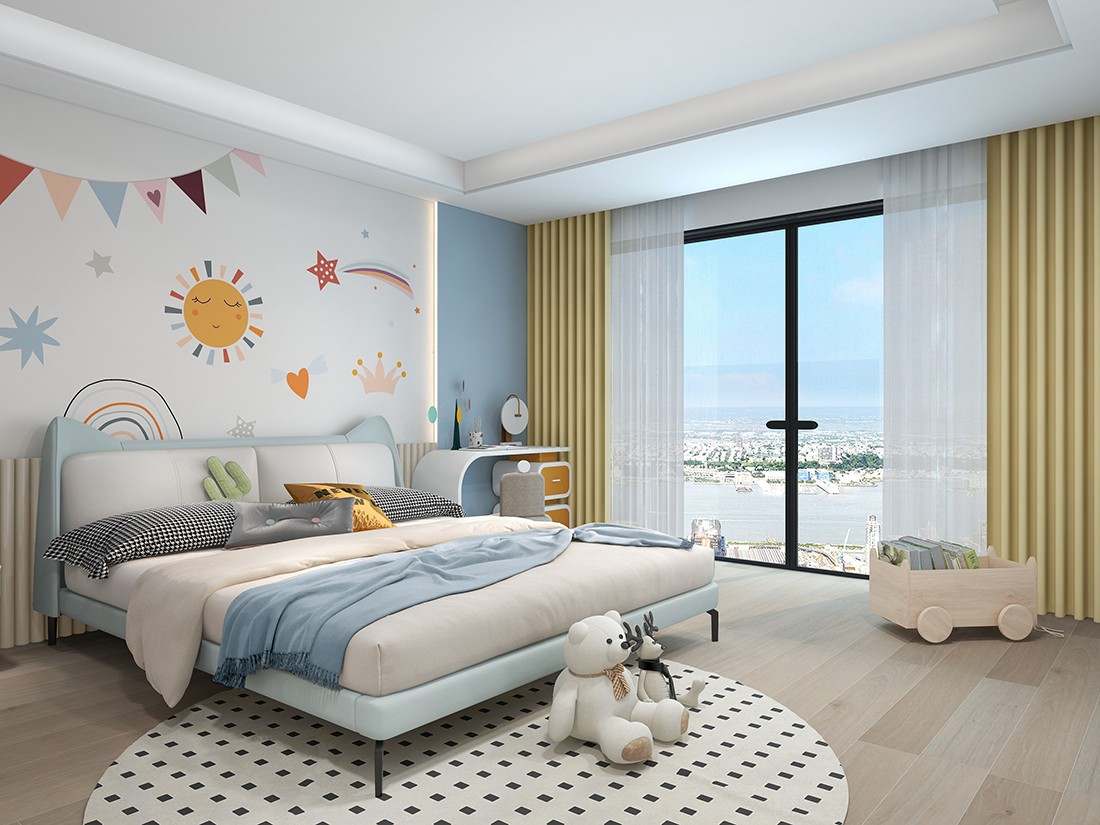 天洋儿童窗帘《纯熙》上市|缤纷色彩,点亮童趣