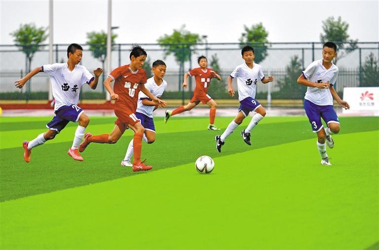 校园足球生机勃勃,陕西体育运动学校足球