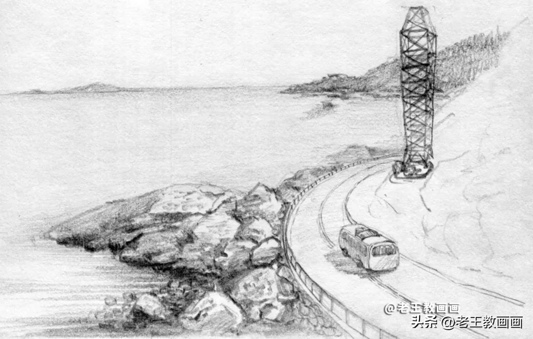 素描画图片简单一点入门,零基础也能画素描