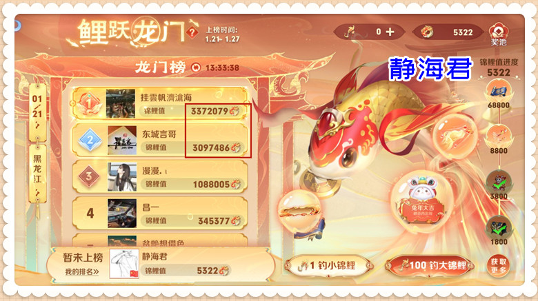 王者荣耀:目前锦鲤活动的第一名是337万,让我们算算他花了多少