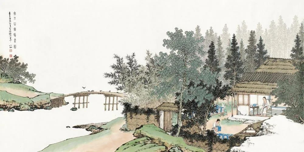 苏小松山水画欣赏,苏小松画家特点