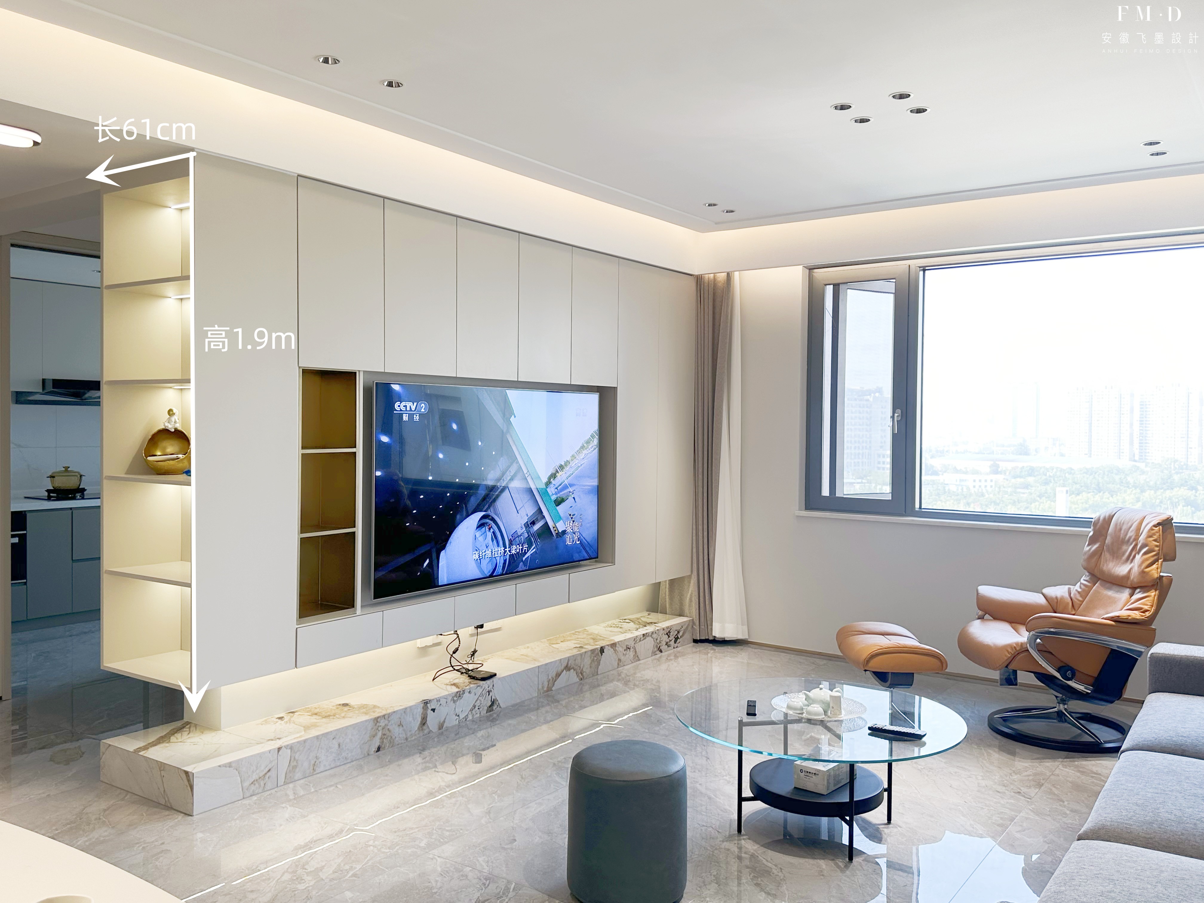 60公分深的柜子中间做开放格,柜子做开放格实用