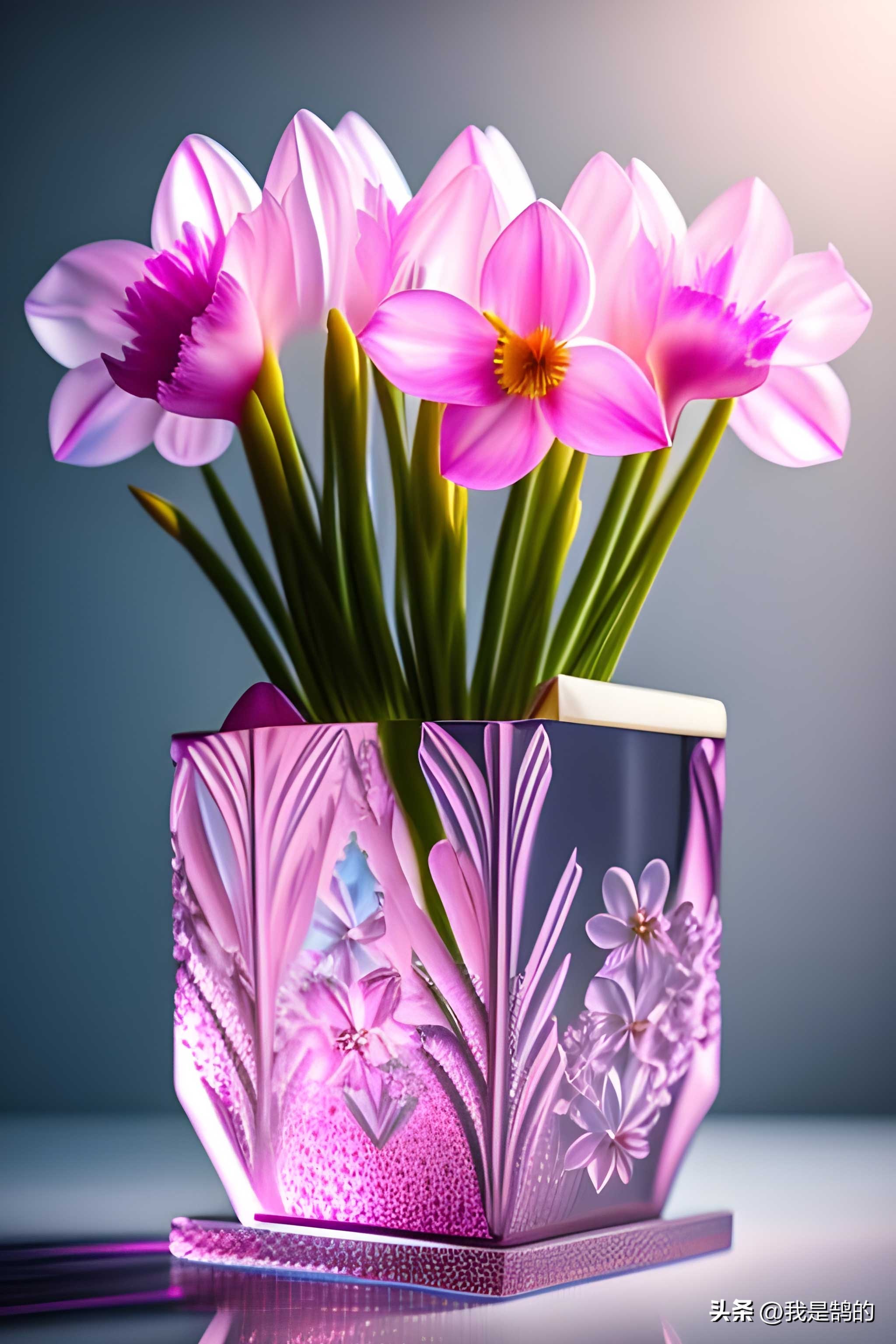 别具一格的水晶花图片,晶莹剔透的水晶花