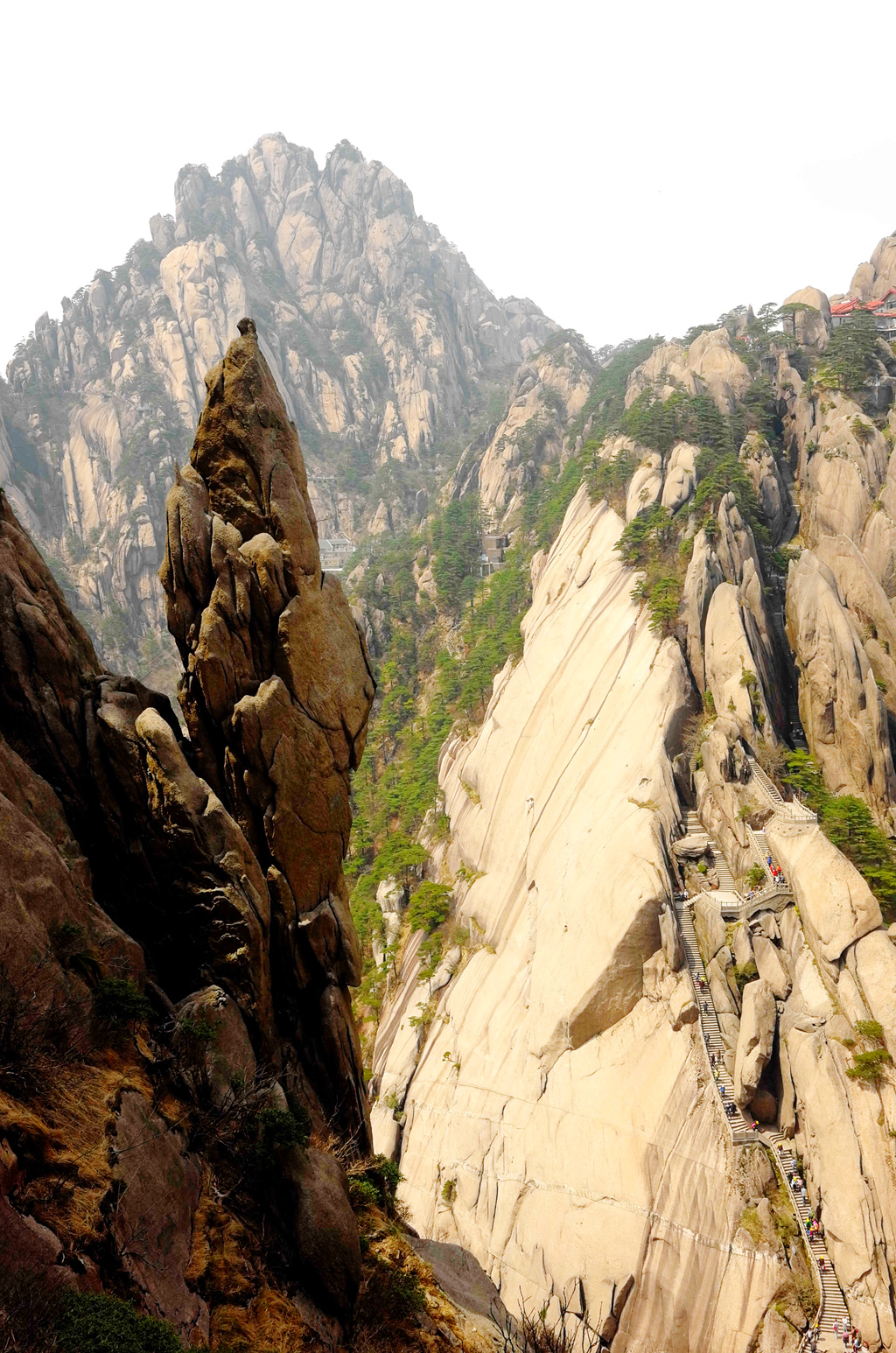 黄山天都峰会走鲫鱼背吗,黄山天都峰鲫鱼背第一视角