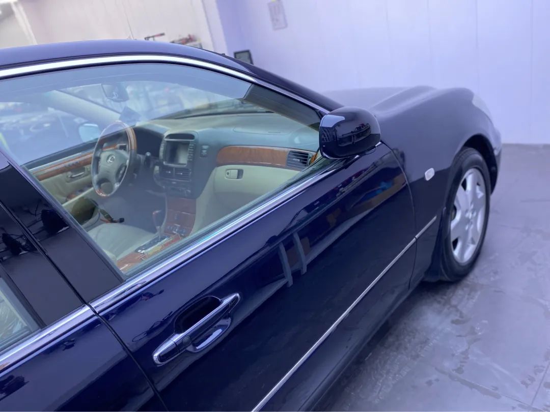 雷克萨斯ls430翻新修复,雷克萨斯ls430老车翻新作业