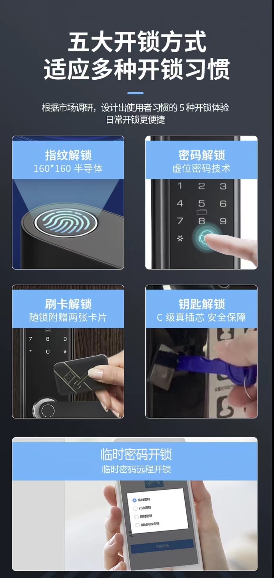 镶嵌式智能锁和普通智能锁的区别,智能锁有哪些突出的特色