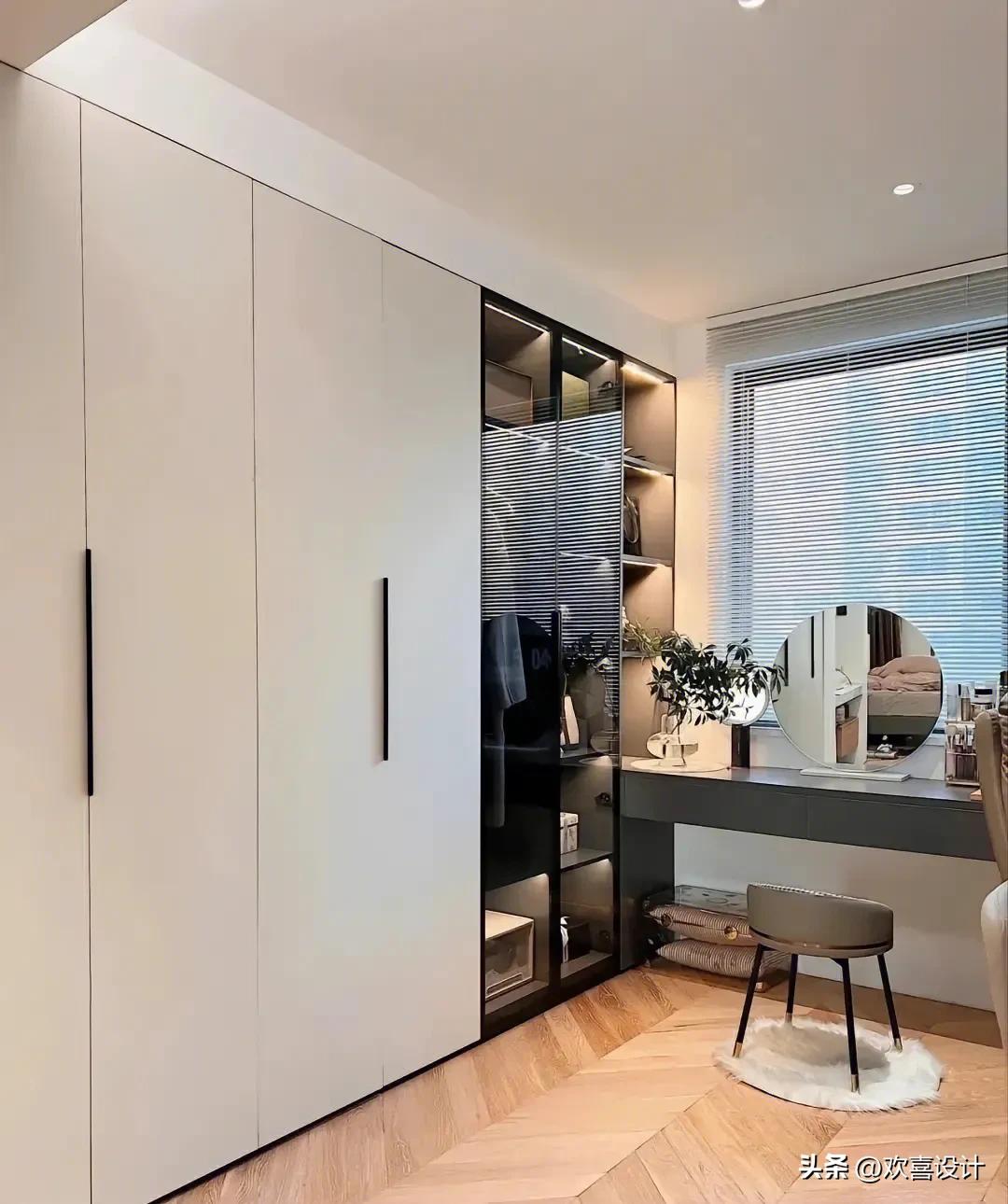 衣帽间门效果图大全2020款,30款衣帽间分享