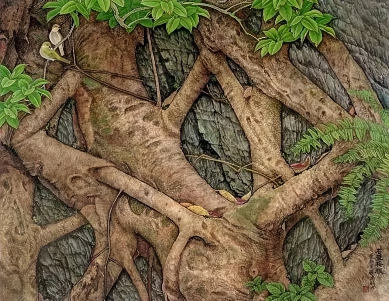 中国近现代名家典藏画集大红袍,中国当代名家画集大红袍面世