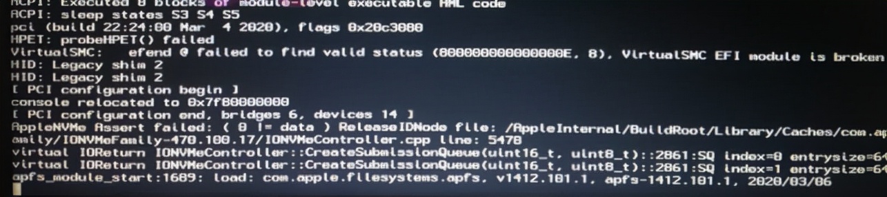 黑苹果安装卡在代码页面怎么解决,黑苹果卡代码
