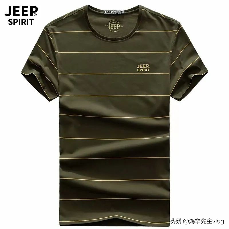 jeep短袖t恤专卖店男装翻领,jeep短袖t恤男纯棉官方正品