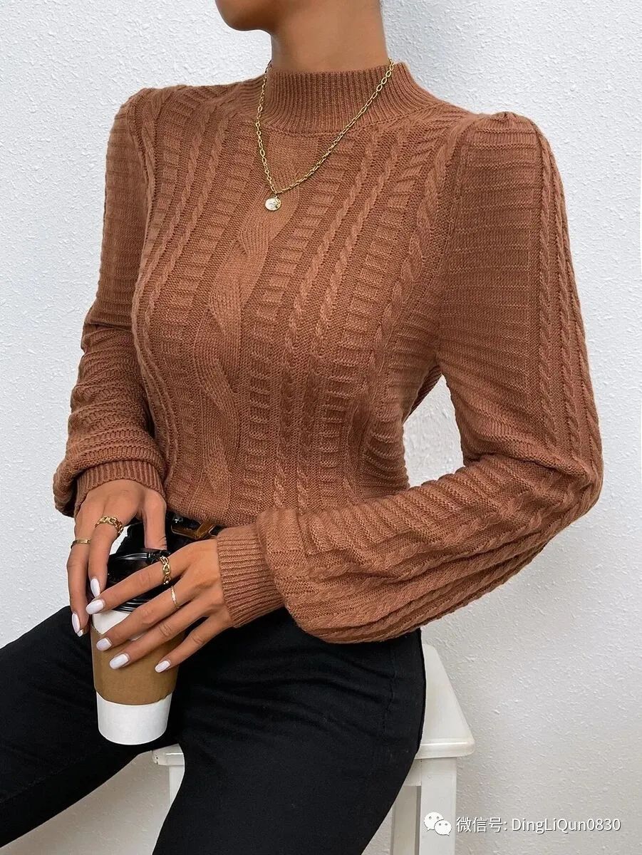 棒针毛衣编织款式女士图片大全,针织简单织法