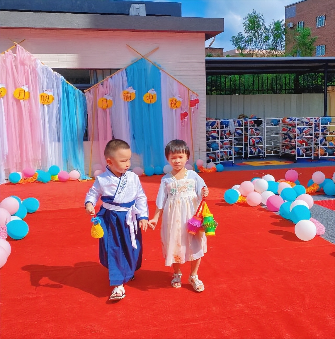 心怀皓月，致敬师恩，百仁幼儿园中秋节教师节双节主题系列活动