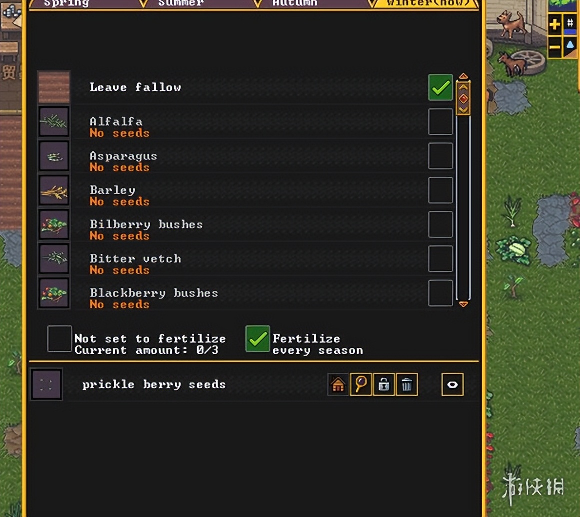 《矮人要塞》作物种子种不了是怎么回事？种子不能种原因解析