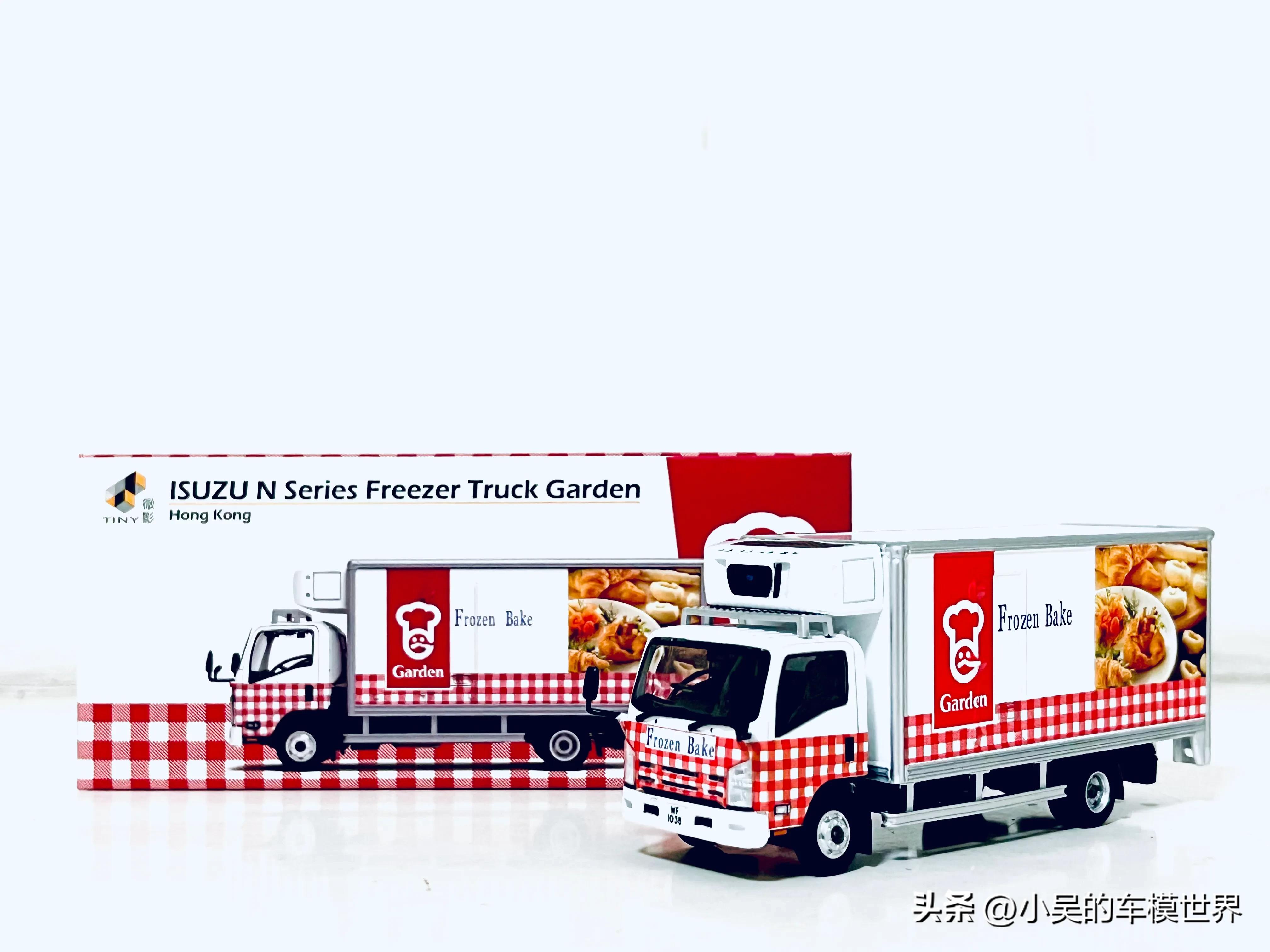 嘉顿面包，有爱有力量｜TINY微影711限定-ISUZUNP嘉顿面包配送车