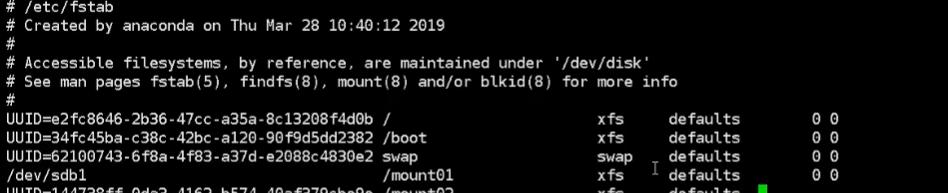 centos开机自动挂载磁盘,centos怎样查看磁盘挂载情况