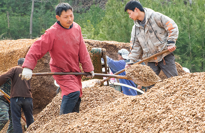 河南面积最大县山沟沟里的风景，沟壑纵横大棚多，深谷人家春日忙
