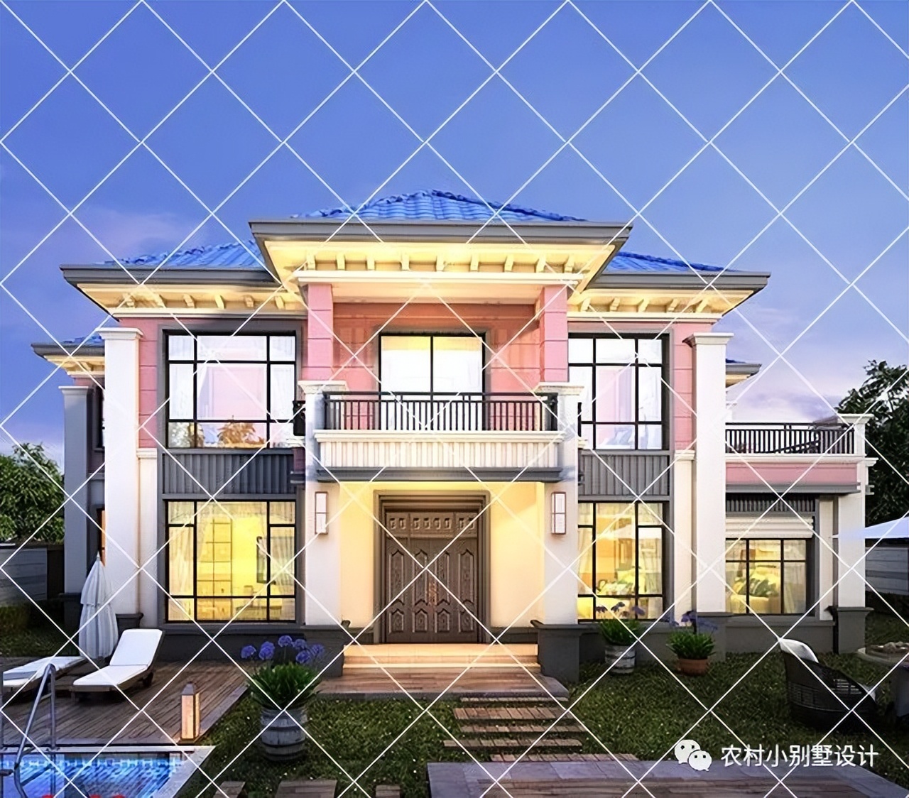 农村自建别墅带柴火灶设计,农村带堂屋柴火灶三层别墅实拍图