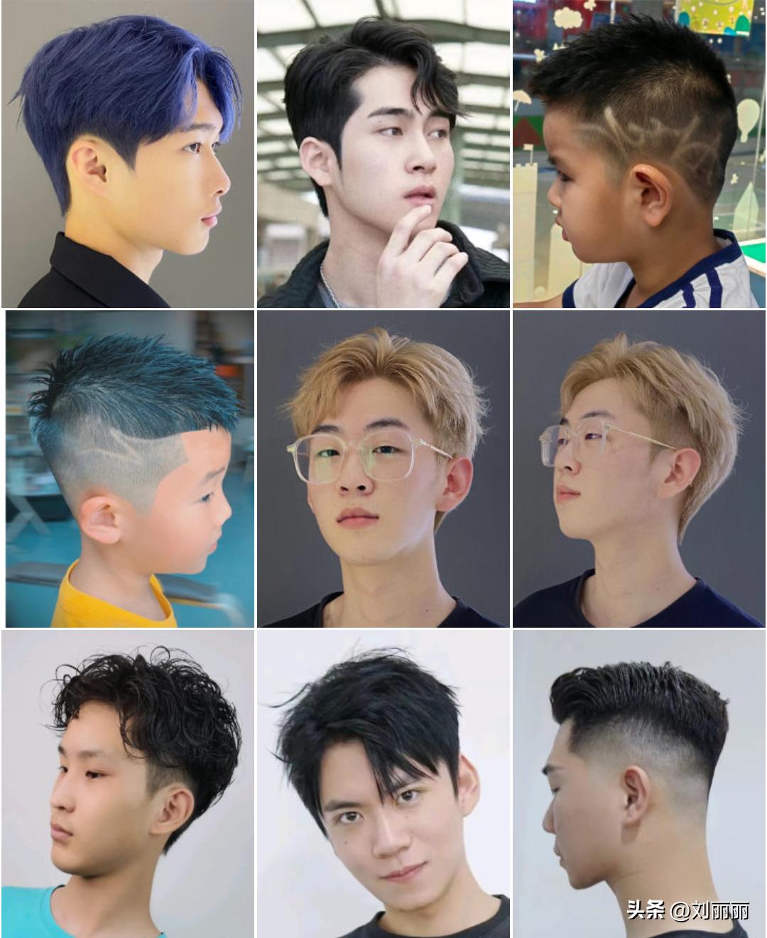 2020年男士中分发型最火发型,男士发型2021流行发型圆脸方脸