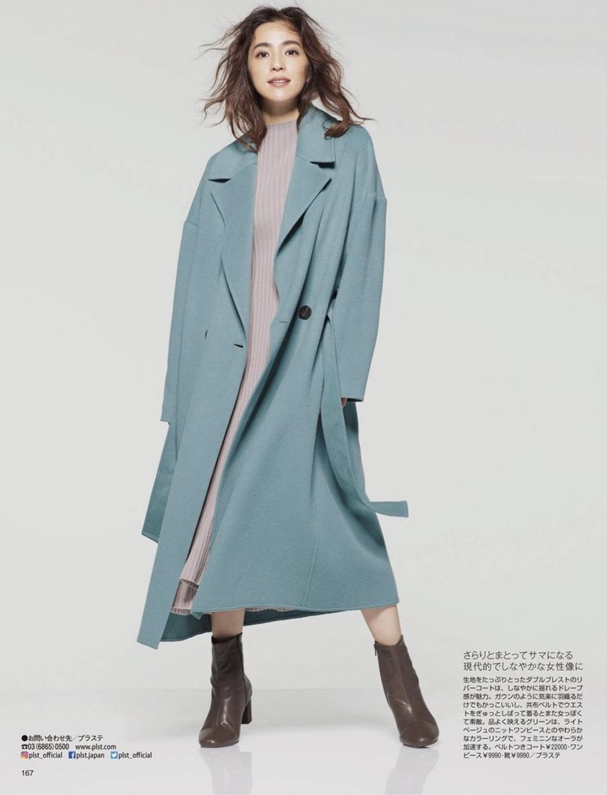 大衣搭配秋冬穿搭全套,日本女人冬天呢子中长大衣穿搭