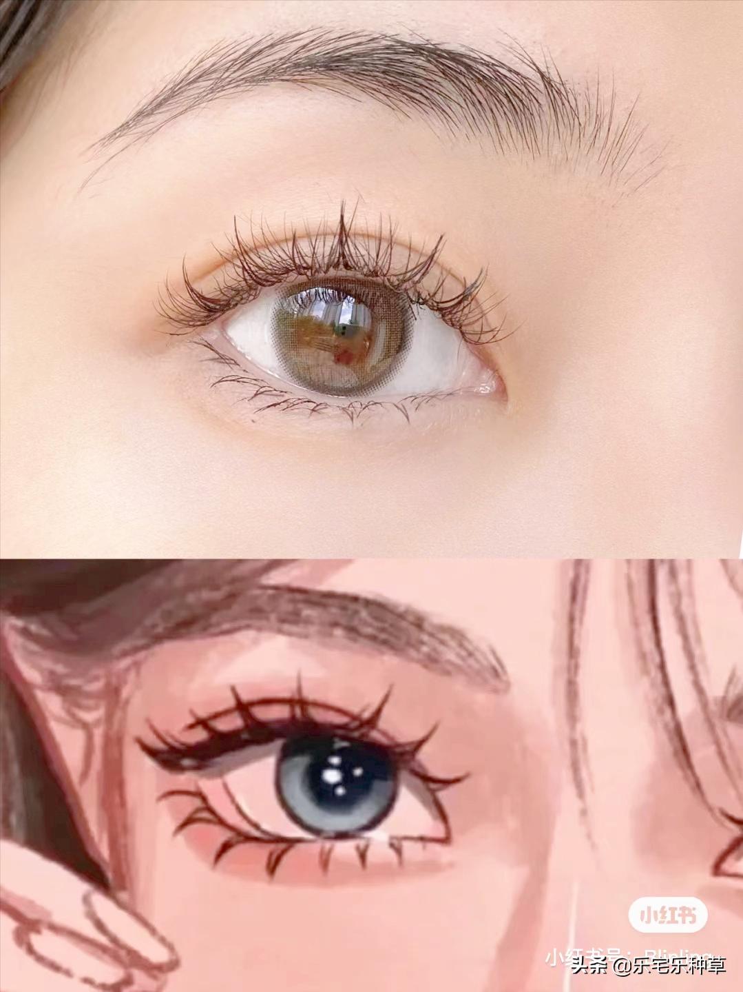 超好看的仙女款美睫,美睫显眼睛俏皮可爱的款式