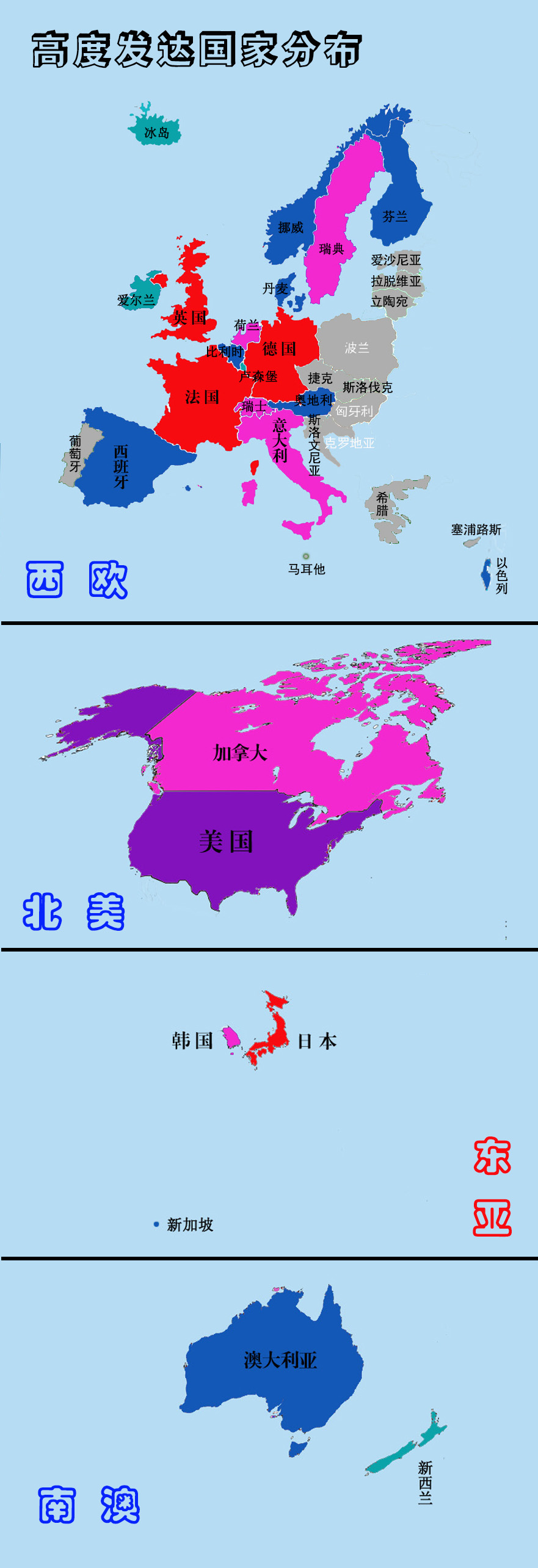 高度发达国家排行,全球时薪高度发达国家