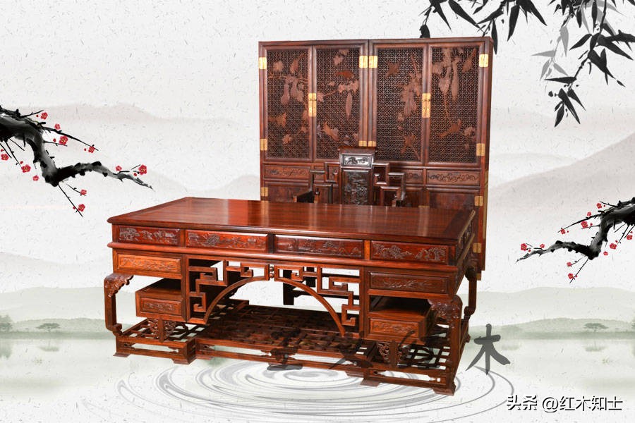 红木办公桌摆放的五宜与五忌,办公室桌子风水摆设要注意什么