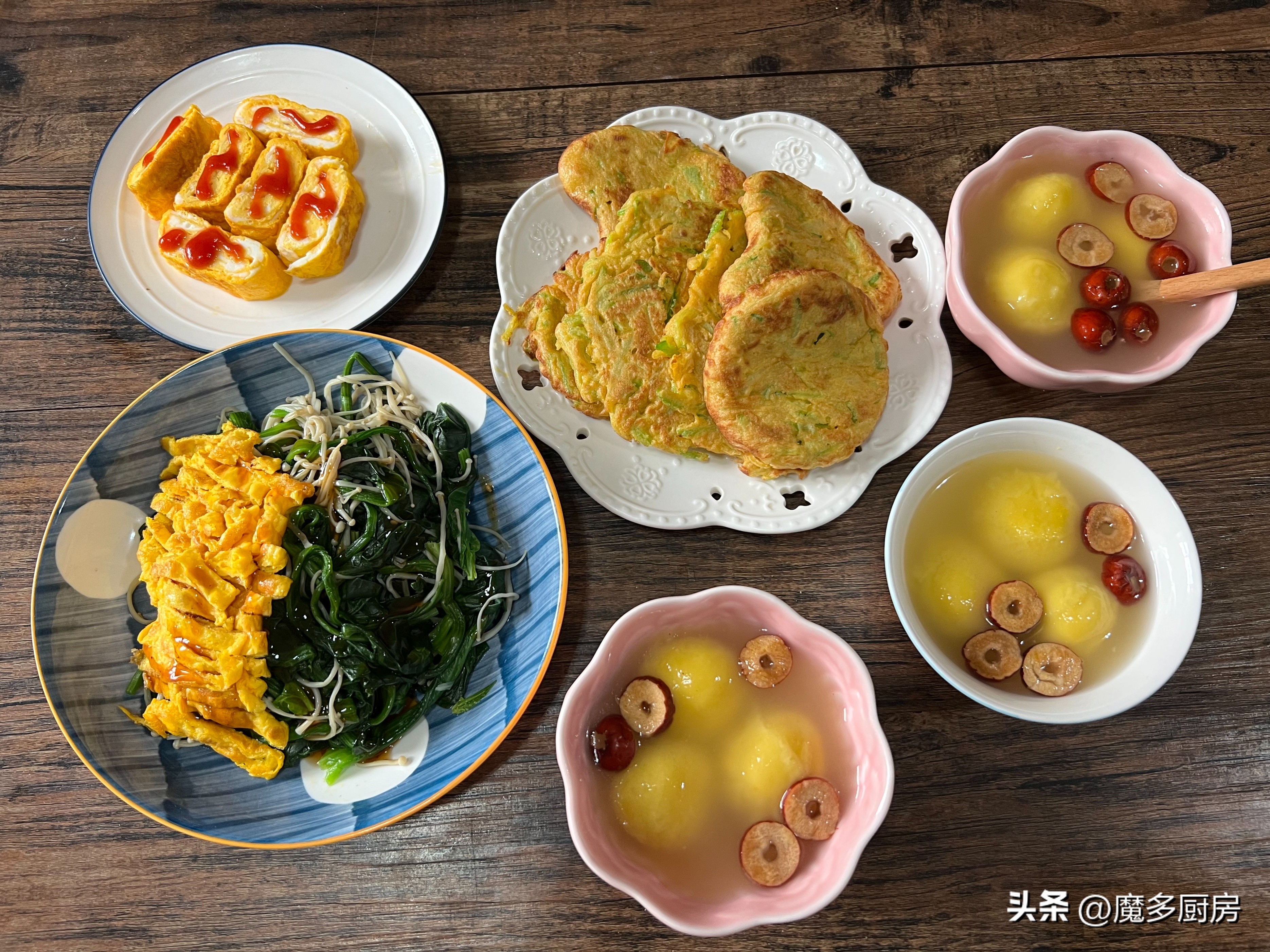 我家早餐花样多1周做法不重样,营养早餐简单易学7天不重样