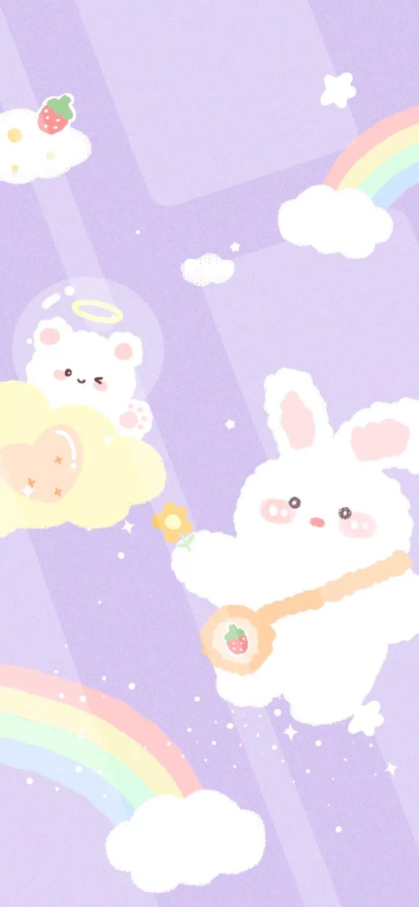 动漫情侣壁纸超清全面屏,可爱的情侣壁纸