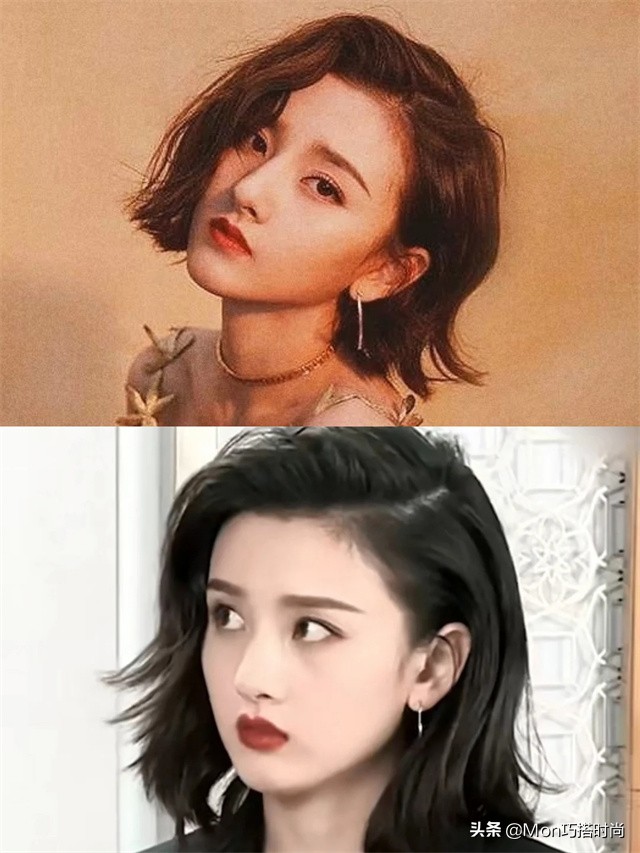 齐肩直发发型2022流行发型,2022年最流行的发型一刀切偏分