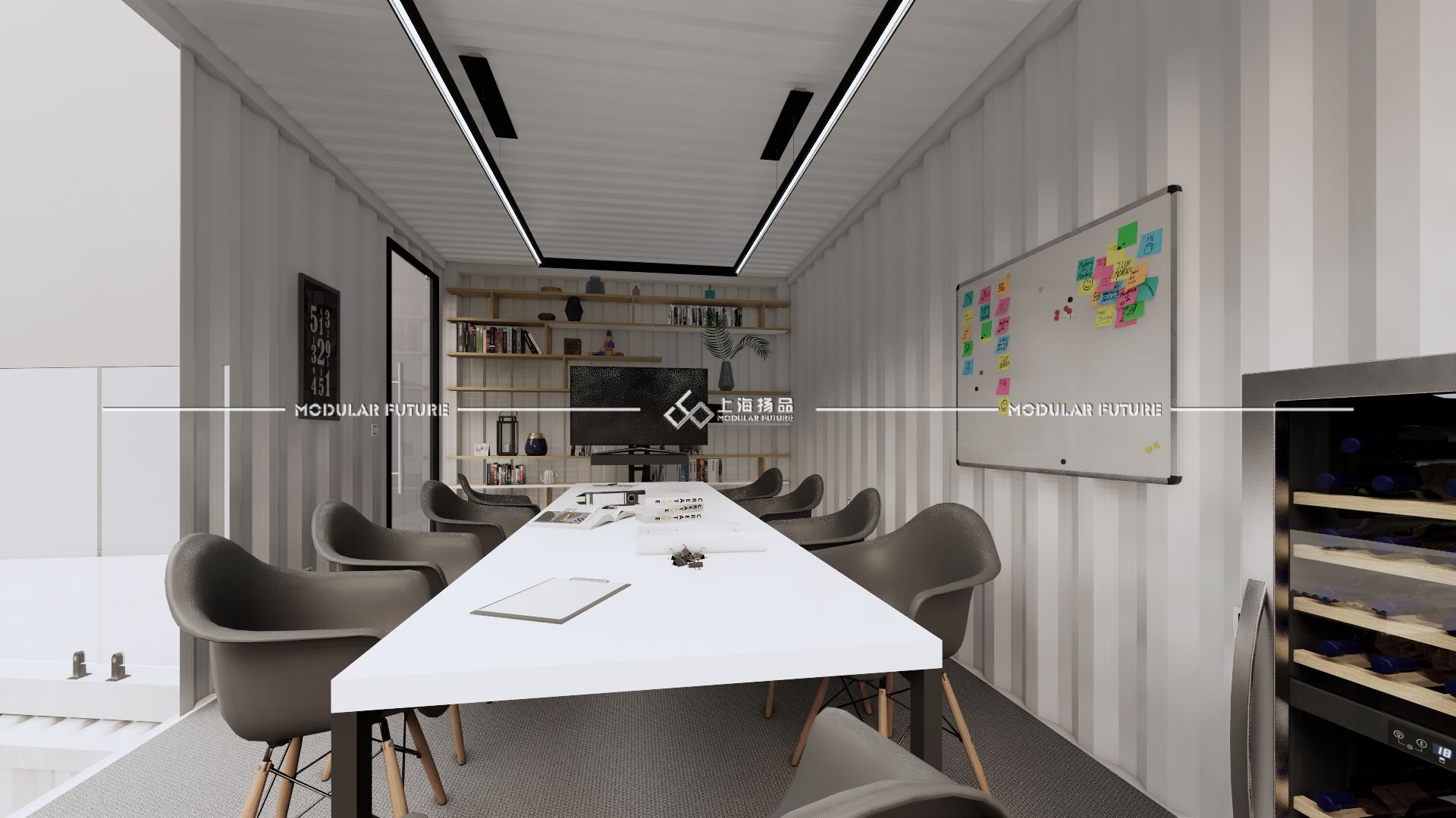 定制可拆卸式集装箱办公室,集装箱式高端办公室