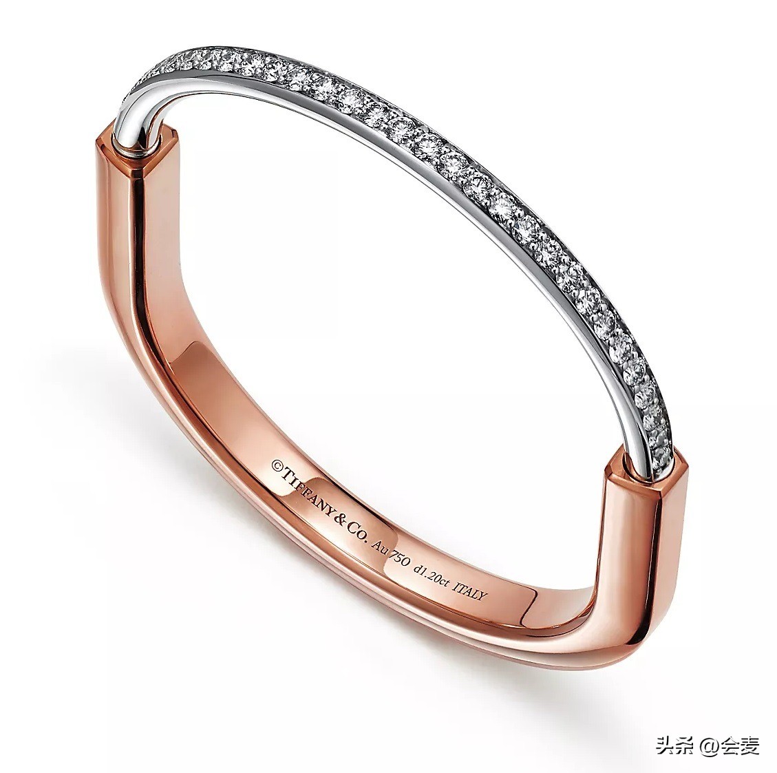 TiffanyCo手镯展示,tiffany手镯t系列