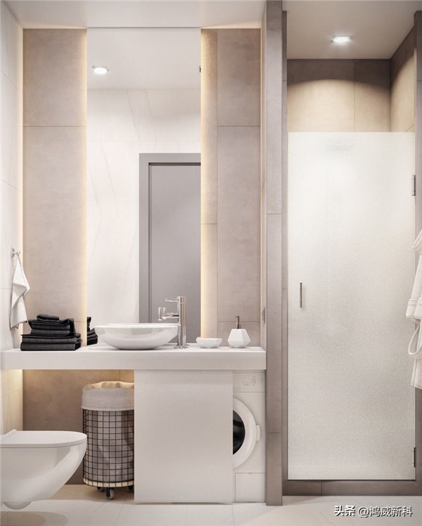 室内玻璃贴膜保护隐私,室内玻璃隐私膜夜晚效果图