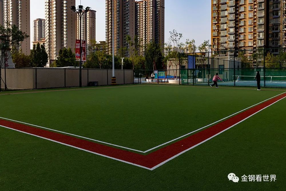 赵都体育公园跑道,赵都体育公园羽毛球场