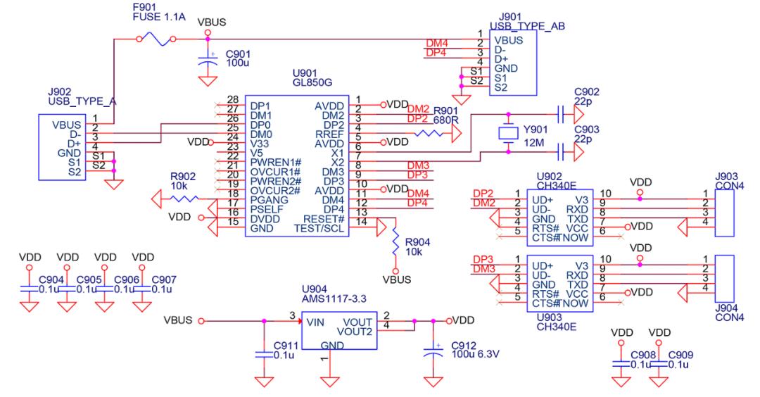 usb和uart引脚复用,uart接口转usb接口