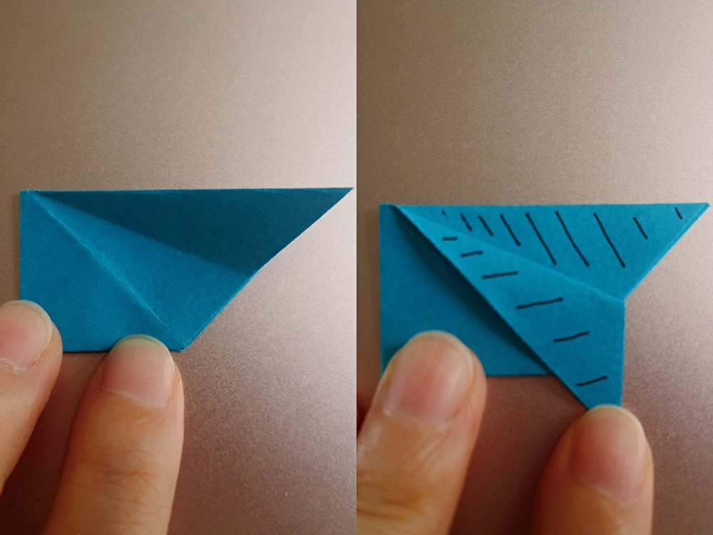 超简单手工花朵长方形折纸,花朵小扇子怎么做好看简单